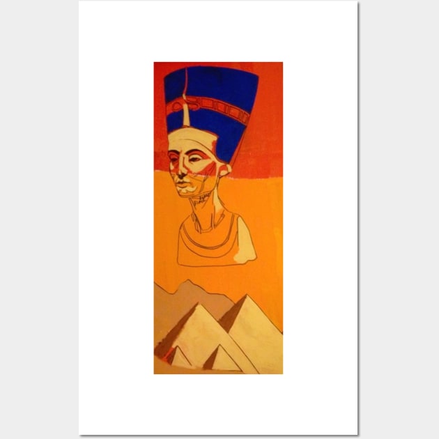 QUEEN NEFERTITI Wall Art by cindybrady1986